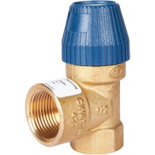 Клапан предохранительный STOUT SVS-0030-010015, для систем водоснабжения, 1/2"х3/4", 10 бар