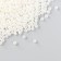 Set of beads "needlework" plastic, diameter 3 mm, 25 g, milk