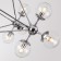 BOLLA chandelier 85 cm, D 130 cm, 15x60W E14