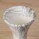 VAZA Ceramics Table "Brigham" waist, 22x1 cm, white-gray