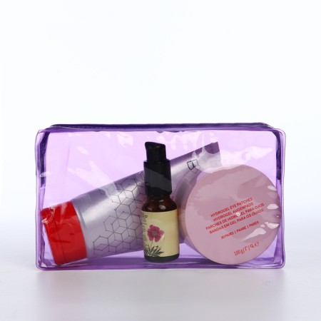 Lightning cosmetic bag, purple color-1