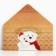 A set of envelopes "Happiness in the new year!" 6 pieces, embossing, New Year