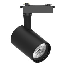 Светильник трековый однофазный на шинопровод Feron AL141, IP40, LED, 18 Вт, 116х78х150 мм, цвет чёрный