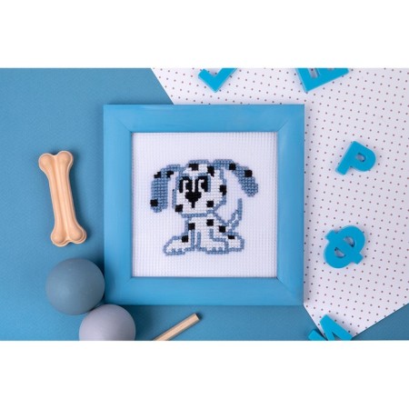 Set for embroidery "Children's stories. Puppy "12 × 11 cm-3