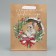 Craft vertical “Hare and Wreath” package, MS 18 x 23 x 10 cm, New Year