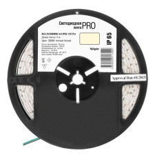 JAZZWAY LED strip 8 mm, 5 m, IP65, 3528, 60 LED/m, 4.8 W/m, 12 V, 3000K, glow warm white