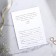 Invitation in the craft envelope for the wedding "Bordeaux with gold", 10 x 15 cm