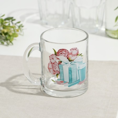 Glass mug "Tea. Fashionable things ", 320 ml-1