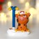 Souvenir Polystone SPRISE "Gobby in a cap under a flashlight"