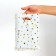 A set of gift packages, metallized, "stars" white 17x25 cm, 20 microns 10 pcs