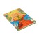 Notebook A6, 64 sheets in the Code "Summer", solid cover, matte lamination, glitter, block 65g/m2