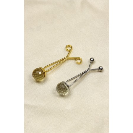 Crying clip "Crystal" ball, color mix (indivisible packing 12 pcs., Price per pcs.)-7