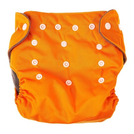 Panties-scammer, reusable, carbon-bamboo fabric, orange color, from 0-36 months.-5