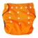 Panties-scammer, reusable, carbon-bamboo fabric, orange color, from 0-36 months.