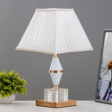 Chatter desk lamp E27 40W white-gold 23x23x41 cm Risalux