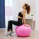 Fitball Onlytop 75 cm, 1000 g, dense, anti -wings, pink color