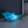 Souvenir Polystone Light "Blue Dolphin" 14x17x42.5 cm