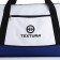 Sports bag, textura, average size, blue/white color