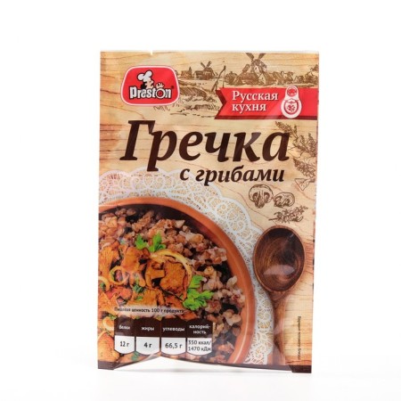 Buckwheat with mushrooms "Preston", 40 g