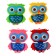 Antistress Pop Tubes "Owa" Developing toy, light, set 4 pcs, color mix