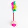 Syzalem-beam ball with feathers, 4.5 cm, pink