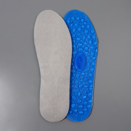 Insoles (silicone, polyester) University 41-45 rub 28cm (pair) gray/blue package SS-2