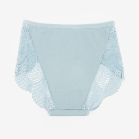 Panties female slips, blue color, rr 52-54-2
