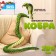 Soft toy "Cobra", 30 cm/200 cm, green color