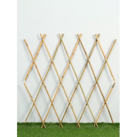 Decorative fence, 90 × 90 cm, bamboo, Greengo-1