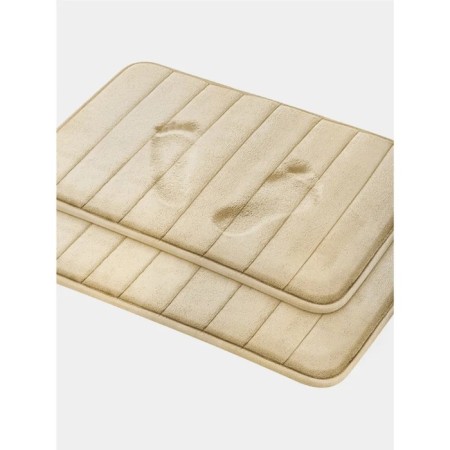Bathroom mat with the memory effect of Savanna Memory Foam, 50 × 80 cm, beige color-10