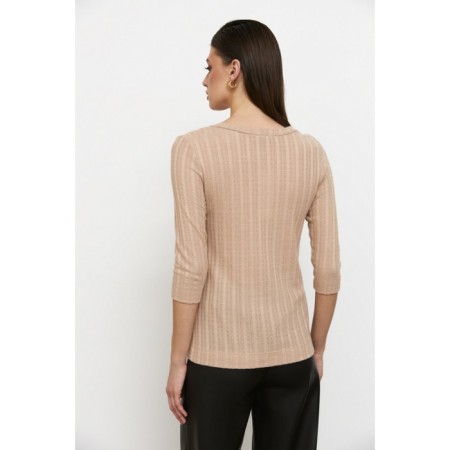 Female jumper Eliseeva Olesya, size 54, beige color-1
