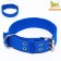 Four-layer collar, 64 x 4 cm, Osh 50-58 cm, polyester, blue
