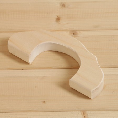 Linden door handle, 25x9x2.6 cm-1
