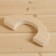 Linden door handle, 25x9x2.6 cm