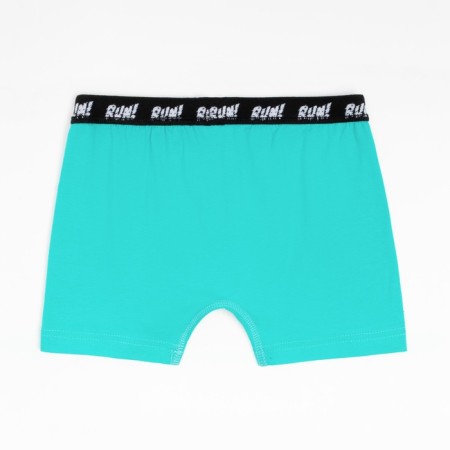 Panties for a boy (boxers), emerald color, height 134 cm-2