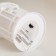 Nightlight "Winter candle" Led RGB from battery 3xlr1130 white 6.5x6.5x13 cm