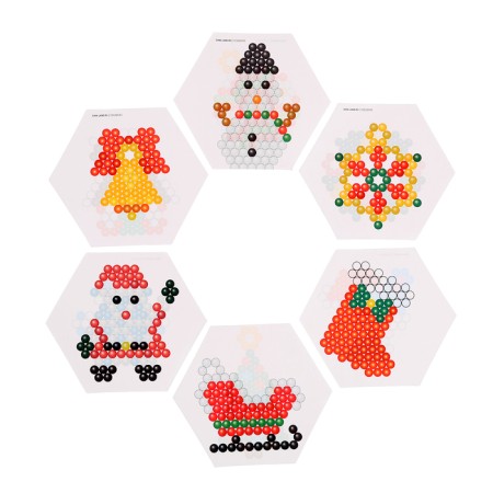 New Year. Aquamosaic "New Year's set", 2400 balls, 24 figures-11