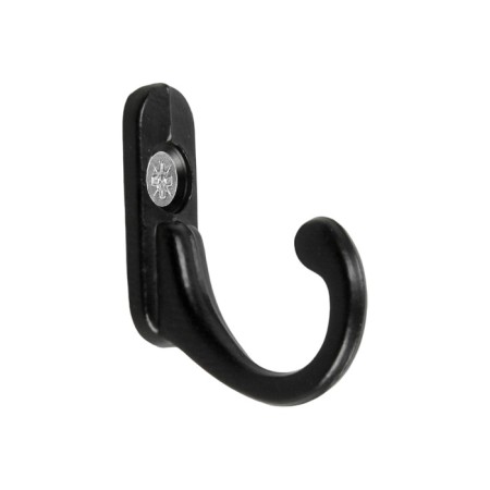 Hook furniture tundra TKO006, one -rod, black, 5 pcs TMP
