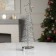 LED figure "Flower tree" 8 × 30 × 8 cm, metal, batteries AAAX3 (not in the kit), white glow