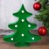 Strack "Christmas tree" 7XLED batteries 2XAA green 14x3x25 cm Risalux