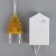 Garland “thread” 4 m with nozzles “ball mesh”, ip20, transparent thread, 20 LED, glow warm white, 8 modes, 220 V