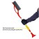 Climart CA-WB-04 snow brush, telescopic with a scrap, 78-98 cm