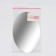 Interior mirror for decoration, without a frame, 20 × 30 cm