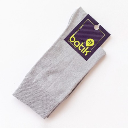 Male socks, size 25, light-gray color