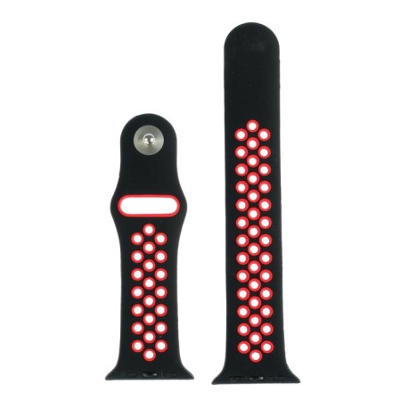 Smart watch strap, with perforation, 38 mm, l = 23 cm, silicone-3
