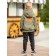 Bomber jacket for a boy PlayTode, height 86 cm, khaki color