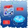 Board game for luck “whose ice floes is stronger?”, Mini-version, 2-4 players, 4+