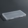 Organizer for storage, with a lid, 19.5 × 10.5 × 2.2 cm, the color is transparent
