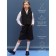 Children's vest Children's Amarobaby Study Smart, height 152 cm, black color