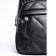 Women's backpack, eco -leather, Ludor black, 24x12x30 cm
